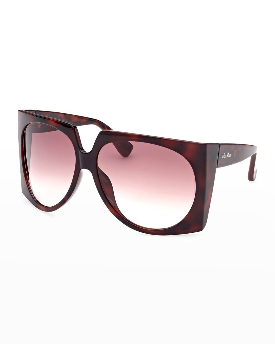 Anne Square Injection Plastic Sunglasses